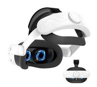 Cinghia per MetaQuest 3S, Cinghia Elite VR regolabile compatibile con gli accessori Quest 3S, riduce la pressione sulla testa Cinghia di ricambio per cuffie leggere