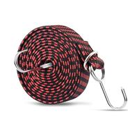 Cinghia per passeggino per moto, confezione da 2 pezzi, resistente ed elastica con ganci, cinghie regolabili per rack auto, bici, auto, SUV, viaggi e attività all'aperto