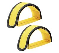 Cinghia per pedali per biciclette indoor con nylon regolabile | Cinghia per dita della bicicletta per gite quotidiane e bici indoor con migliore supporto per il piede per lo studio del