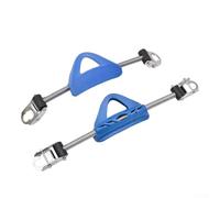 Cinghia per pinne subacquee, confezione da 2 cinghie a molla in acciaio inossidabile, antiruggine, resistente all'acqua di mare, attrezzatura subacquea (blu S)
