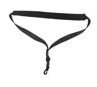 Cinghia per Sassofono Baritono Distribuzione del Peso Nero | ABS e Nylon Rivestimento in Lana, Supporto Sicuro, per Aula Musicale e Palco