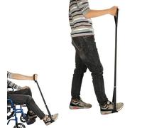 Cinghia per sollevare gambe e piedi, con anello rigido per il piede e per la presa della mano, aiuto per la mobilità della sedia a rotelle dopo interventi chirurgici di sostituzione dell'anca e del
