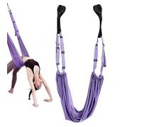 Cinghia per stretching yoga fitness - Corda aerea per yoga per mal di schiena | Cinghia per cintura elastica per altalena yoga | Cintura elastica per altalena per amaca per ginnastica,danza,yoga aereo