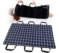 Cinghia per tavoletta di trasferimento, telo di scorrimento riutilizzabile per letto e assistenza domiciliare, cuscinetto con maniglie per girare, sollevare e riposizionare(162 * 70cm)