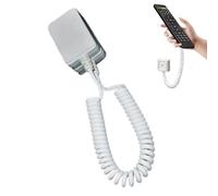 Cinghia per telefono a molla, supporto sicuro per telecomando con corda a molla, scatola di trazione integrata, catena retrattile antifurto 2,8 x 4,2 x 2,2 cm, per tablet, telefoni e telecomando