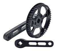 Cinghia per trasmissione Compatibile Bambini Guarnitura Bici 46T e Foro Quadr