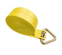 Cinghia per verricello con anello a D da 7,6 cm x 7,6 cm - giallo
