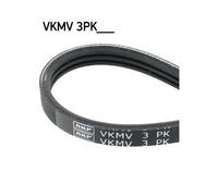 Cinghia Poly V Skf VKMV 3PK751 per MG Nissan Renault Rover Suzuki Toyota