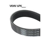 Cinghia Poly V Skf VKMV 6PK1822 per Lada Nissan Renault Toyota Dacia