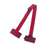 Cinghia Porta Sci da Spalla, Cinghie da Sci Portasci in Nylon Regolabile, Comodi Portasci a Spalla, Imbottitura in Schiuma e Chiusura a Strappo per un Facile Trasporto e Viaggio(Rosso)