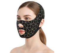 Cinghia regolabile per il sollevamento del viso della linea V con design antiscivolo, sottogola riutilizzabile per modellare il viso, uso quotidiano per la cura personale del