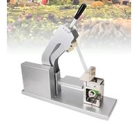 Cinghia semiautomatica per prodotti freschi, altezza e tensione regolabili, design a doppia cinghia, struttura in acciaio resistente, ideale per ristoranti, vendita al dettaglio e applicazioni