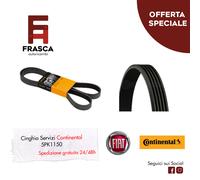 Cinghia Servizi Poly-V Continental 5 Nervature Fiat Punto 199 1.4 Natural Power