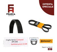 Cinghia Servizi Poly-V Continental Dacia Duster HS HM 1.5 dCi 1.6 16V 4x4