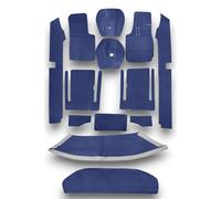 Cinghia Set Tappeti Per Fiat Spider 1500 & 1600 S Gomma Protettore Blu