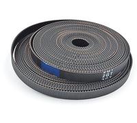 Cinghia sincrona 2MGT 2M 2GT Larghezza cinghia dentata sincrona aperta 3/6/9/10/15mm Gomma Samll Backlash GT2 2GT-3/2GT-6/2GT-9/2GT-15 Stampante 3D Ricambio per cinghia(6mm,6Meters)