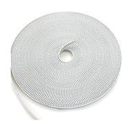 Cinghia Sincronica Cintura di temporizzazione PU con cinghia di cinghia di cinghia didattica in acciaio Cintura di temporizzazione aperta(10Meter,9mm)