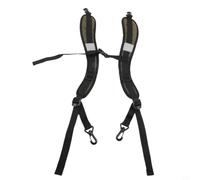 Cinghia Spalla Zaino 600D Oxford Regolabile 52cm | Tessuto 600D Oxford, usura, gancio rotante, lunghezza 52cm, per zaini scuola(Green)