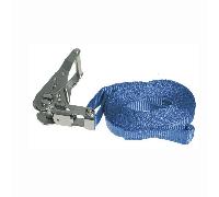 Cinghia tensionatrice acciaio inox 6 mt. con gancio e cricchetto CR900Kg.
