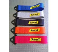 CINGHIA TRAINO TESSUTO SABELT GANCIO TRAINO VARI COLORI TOWING EYE -