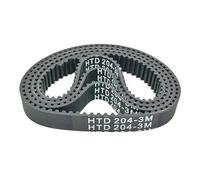 Cinghia Trapezoidale 3 Pezzi/lotto Cinghia Dentata In Gomma HTD201-3M/204/207/210/213/216/219 Trasmissione/Passo 3/Dente 203-3m 8-30mm Di Larghezza Drive Belt(204-3M,10mm)