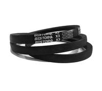 Cinghia trapezoidale BESTORQ A50 o 4L520 Classic Rubber Wrapped X3 Cinghia trapezoidale nera 52"""" circonferenza esterna x 0,51"""" larghezza x 0,34