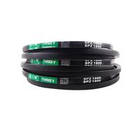 Cinghia trapezoidale in Gomma Tipo SPZ 3V Cinghie trasportatrici con Cinghia di Trasporto Stretta Circonferenza Esterna: 487 mm-987 mm(530mm)