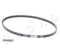 Cinghia trapezoidale multirighe 3PK660 JAPKO per HYUNDAI MATRIX ELANTRA III