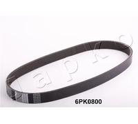 Cinghia trapezoidale multirighe 6PK800 JAPKO per CITROËN MAZDA TOYOTA PEUGEOT