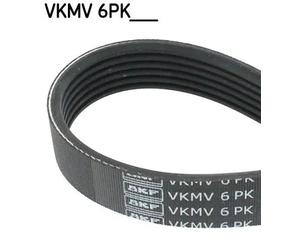 Cinghia trapezoidale multirighe VKMV 6PK1026 SKF per AUDI VW SKODA SEAT