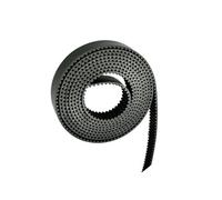 Cinghia Trapezoidale PU Con Nucleo In Acciaio Cintura Sincrona Rinforzata Nera Aperta 5/6/9/10/15/30mm 2GT GT2(50M,10mm)