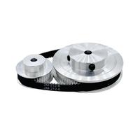 Cinghia Trasmissione 2GT 2M 80 Denti 40 GT2 Set Puleggia Cinghia Dentata Larghezza 6/10Mm Foro 5~12Mm 2:1 Kit Sincrona Ruota Trapezoidale(2GT-610-6mm,40T6-80T12)