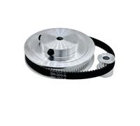 Cinghia Trasmissione GT2 2M 16&80 Denti Rapporto Riduzione 1:5 Larghezza Stampante 3D 6Mm Cinghia Ruota Sincrona 200/280/400/500Mm Apertura 5/6/8/10/12Mm Drive Belt(8mm,2GT-200-6MM_16T BOER 4MM)