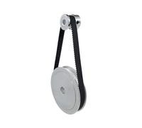 Cinghia Trasmissione Kit Cinghia Puleggia 2GT 80T 20 Denti Larghezza 6Mm Riduzione 4:1 Alesaggio 3~14 Mm Ruote Sincrone Per Stampante 3D Set Dentata 2M GT2(5mm,2GT-300-6MM_20T BORE 4MM)