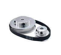 Cinghia Trasmissione Kit Cinghia Puleggia Dentata 2GT 2M 30 60 Denti GT2 30T 60T 2:1 Alesaggio 5~12Mm Larghezza Tenditrice Set Sincrona(5mm,10MM_2GT-320-10MM)