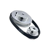 Cinghia Trasmissione Kit Cinghia Puleggia Dentata 2GT 2M 30 60 Denti GT2 30T 60T 2:1 Alesaggio 5~12Mm Larghezza 10Mm Ruota Tenditrice Set Sincrona(12mm,6MM_2GT-260-6MM)