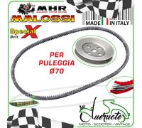 CINGHIA TRASMISSIONE MALOSSI PIAGGIO CIAO 50 1967-2004 NO VARIATORE PULEGGIA 70