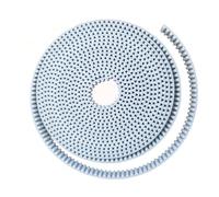 Cinghia Trasmissione Per Cinghia Dentata HTD5M Larghezza 12 15 20Mm Colore Bianco PU Poliuretano Con Anima Acciaio Puleggia HTD 5M A Estremità Aperta Passo 5 Mm Trapezoidale(3 meters,12mm)