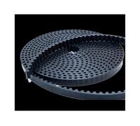 Cinghia Trasmissione Poliuretano Nero PU Trasportatore Trasmissione Dentata STD5M Cinghia Distribuzione STS S5M Aperta Con Cavo In Acciaio Motore Macchina CNC Trapezoidale(3meter,12mm)