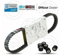 CINGHIA TRASMISSIONE + RULLI VARIATORE ORIGINALI PIAGGIO LIBERTY MOC 4T 50 2011