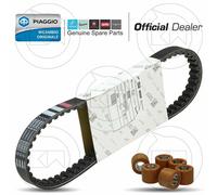CINGHIA TRASMISSIONE + RULLI VARIATORE ORIGINALI PIAGGIO VESPA LX 4T-4V 50 2009