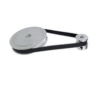 Cinghia Trasmissione Ruote Sincrone Stampante 3D 80T 20 Denti 2GT Kit Cinghia Puleggia Dentata Set Larghezza 6 Mm Riduzione 4:1 Alesaggio 3~14Mm(8mm,2GT-500-10MM_20T BORE 3.17MM)