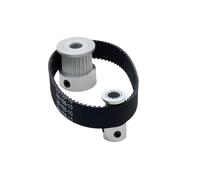 Cinghia Trasmissione Set Pulegge Dentate 2GT 6 Mm Larghezza Rapporto Riduzione 2:1 Componente Trasmissione Cinghia 24 Denti E 12Denti Foro 3 A 8Mm Puleggia GT2 Drive Belt(2GT-300-6mm,12T3-24T6.35)