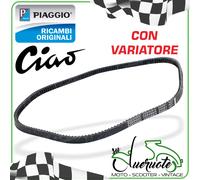CINGHIA TRASMISSIONE VARIATORE PER CIAO 50 1967-2004 PULEGGIA PIAGGIO ORIGINALE