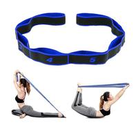 Cinghia Yoga, Elastici Fitness, Elastici Pilates, con 10 Fisso Loop, Cintura di Allungamento Yoga, Elastico Fasce di Resistenza, Yoga Stretching Band per Yoga, Cinghia per Pilates, Allenamento