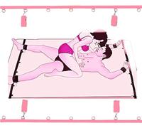 Cinghia yoga in nylon rosa con diversi agganci Adatta per letti extra-large