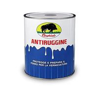 Cinghiale 817 Smalto Antiruggine a Solvente 0,75 Litri Colore Grigio Vernice per Ferro per Fai da Te Bricolage e Hobby Sicuro e Facile da Usare