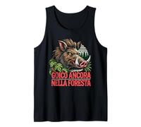 Cinghiale Cacciatore Gioco Ancora nella Foresta Canotta