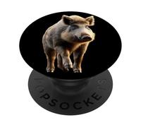 Cinghiale Cacciatori di Selvaggina Suini Cinghiali PopSockets PopGrip Adesivo