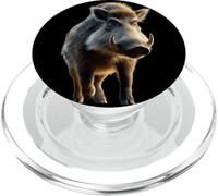 Cinghiale Cacciatori di Selvaggina Suini Cinghiali PopSockets PopGrip per MagSafe